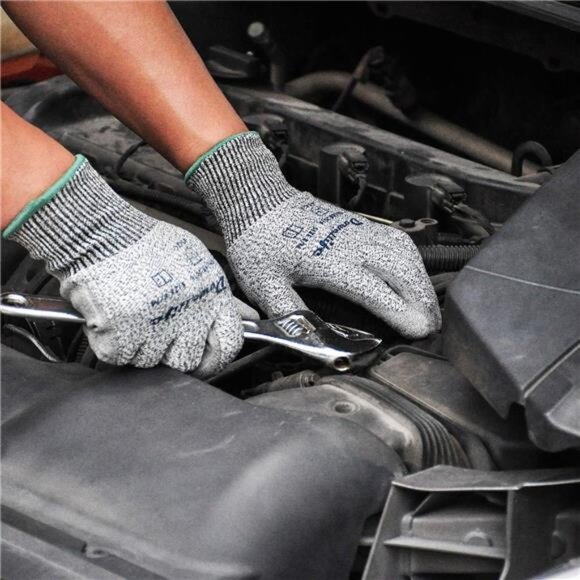 Dowellife Working Gloves for Men and Women, Cut Resistant Work Gloves - Picture 6 of 8